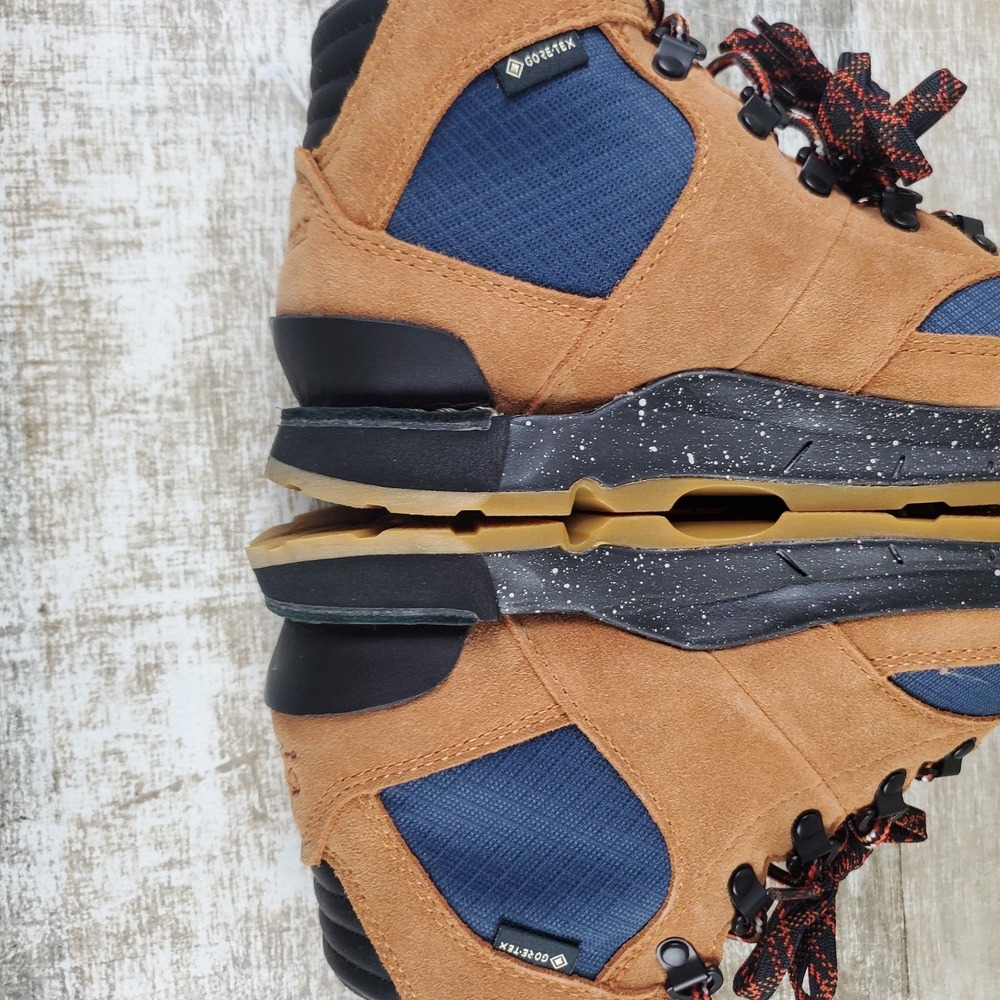 Danner Lace-Up Boots in Brown and Navy - Picture 8 of 12